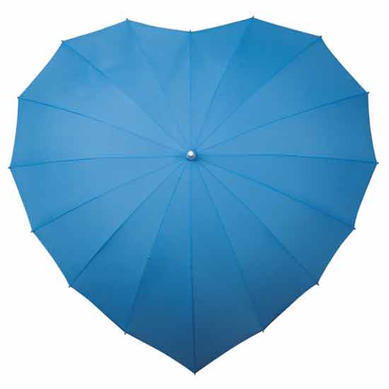 Heart Umbrella – Sky Blue