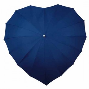 Heart Umbrella - Dark Blue